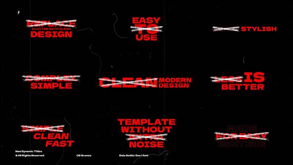 Photo of New Dynamic Titles | After Effects – Videohive 58655854