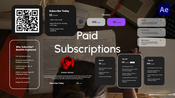 Photo of Paid Subscriptions – Videohive 58426139