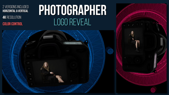Photo of Photographer Logo Reveal – Videohive 58592834