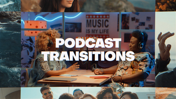 Photo of Podcast Transitions – Videohive 58498348