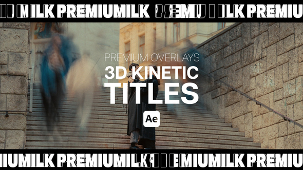 Photo of Premium Overlays 3D Kinetic Titles – Videohive 58356666