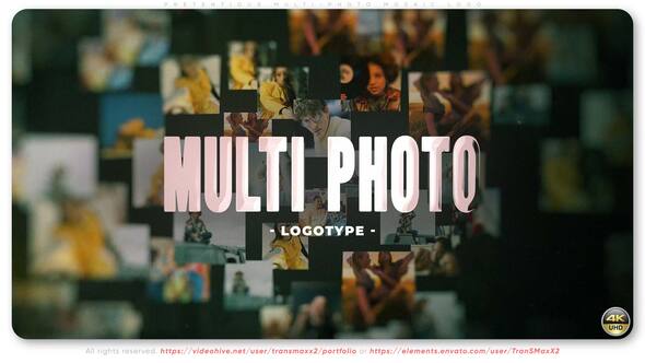 Photo of Pretentious Multi-Photo Mosaic Logo – Videohive 58694632