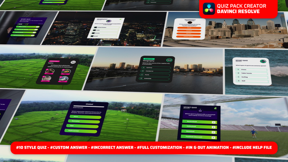 Photo of Quiz Creator Davinci Resolve – Videohive 58311998