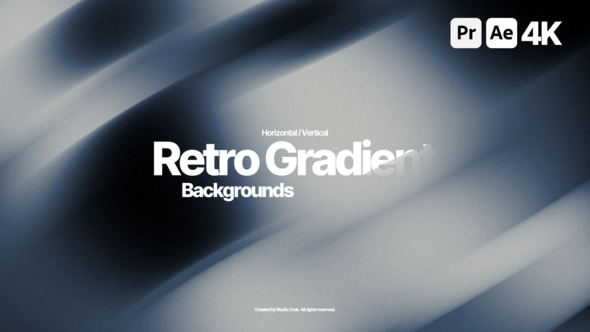 Photo of Retro Gradient Backgrounds – Videohive 58553415