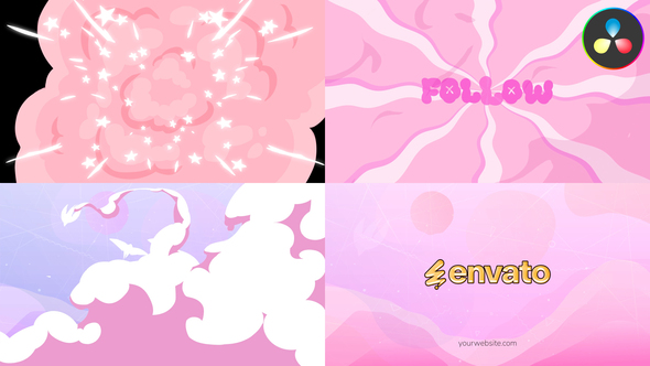 Photo of Smoke Clouds Logo for DaVinci Resolve – Videohive 58498066