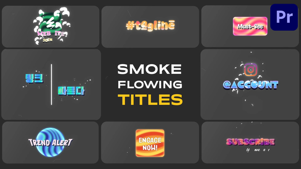 Photo of Smoke Flowing Titles | Premiere Pro MOGRT – Videohive 58482274