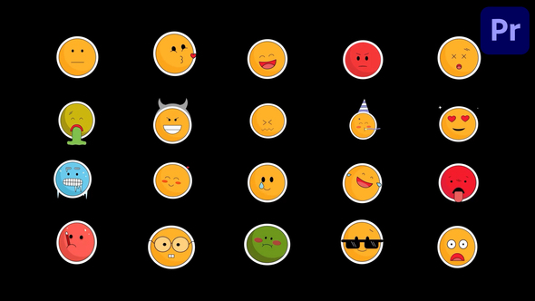 Photo of Social Media Emoji for Premiere Pro – Videohive 58638315