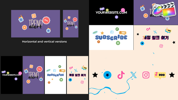 Photo of Social Media Icon Slides And Stories | FCPX – Videohive 58497673
