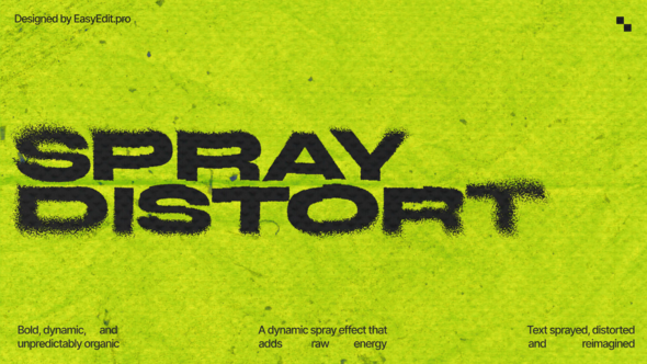 Photo of Spray Distort Typography | DR – Videohive 58521029