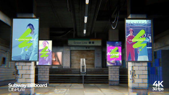 Photo of Subway Billboard Promotion Mockup – Videohive 58596958
