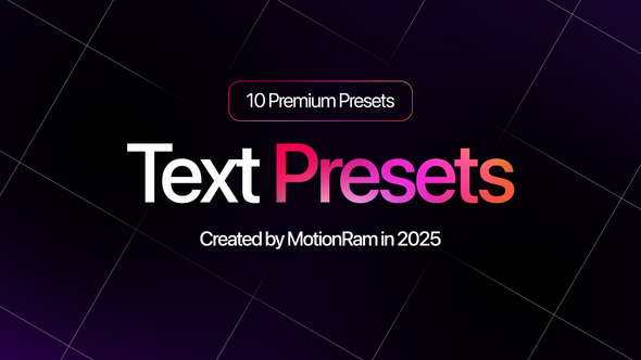 Photo of Text Presets – Videohive 58365563