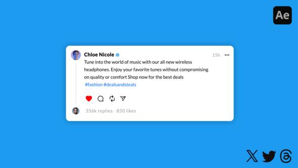 Photo of X Twitter Threads Post UI Mockup – Videohive 47770437
