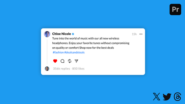 Photo of X Twitter Threads Post UI Mockup – Videohive 48627521