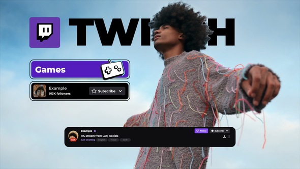 Photo of Twitch UI – Videohive 58517845