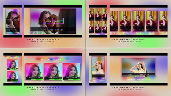 Photo of Typographic RGB Intro – Videohive 58599389