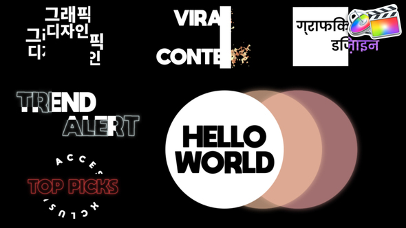 Photo of Typography Titles | FCPX – Videohive 58639227