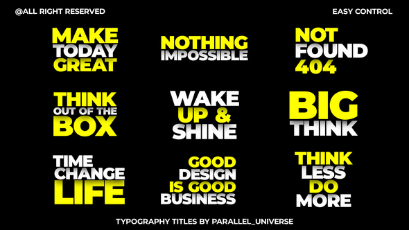 Photo of Typography Titles | MOGRT – Videohive 58656665