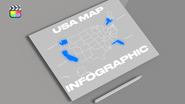 Photo of USA Map Infographics – Videohive 58541611
