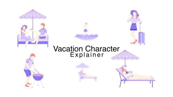 Photo of Vacation Character Explainer – Videohive 58467420