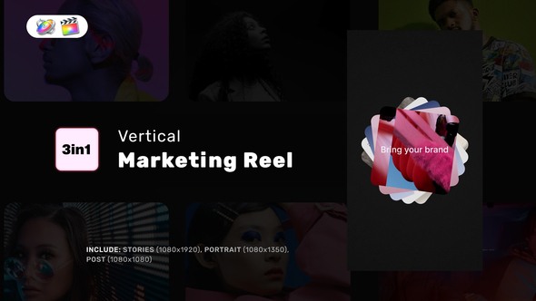 Photo of Vertical Marketing Reel for FCPX – Videohive 58274528