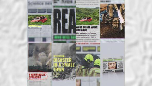 Photo of Vertical Newspaper Stories – Videohive 58581061