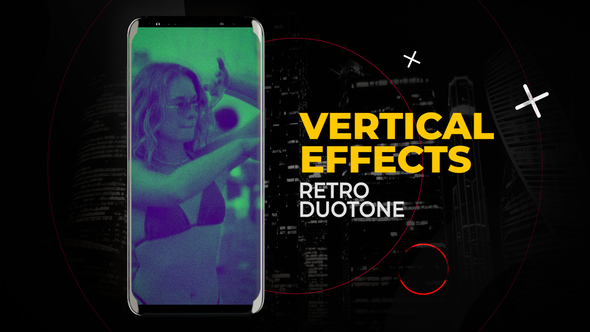 Photo of Vertical Retro Duotones Effects | After Effects – Videohive 58678145