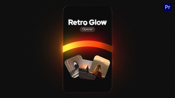 Photo of Vertical Retro Glow Intro – Videohive 58640961