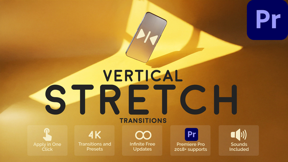 Photo of Vertical Stretch Transitions for Premiere Pro – Videohive 58584943