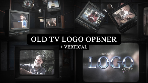 Photo of Vintage CRT Screen Logo Opener-Vertical Version included – Videohive 58640009