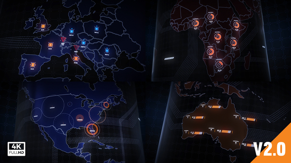Photo of World Map Element 3D – Videohive 19202652