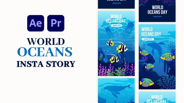 Photo of World Oceans Day Instagram Story – Videohive 58309980