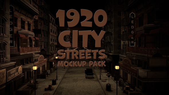 Photo of 1920 City Streets Mockup Pack – Videohive 58677355