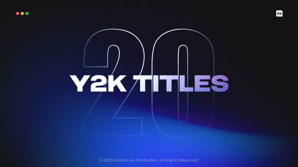 Photo of 20 Groovy Y2K Titles – Videohive 58956669