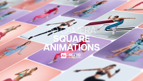 Photo of 3D Camera Square Animations – Videohive 59107896