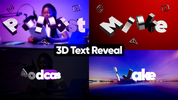 Photo of 3D Text Logo Reveal – Videohive 59097350