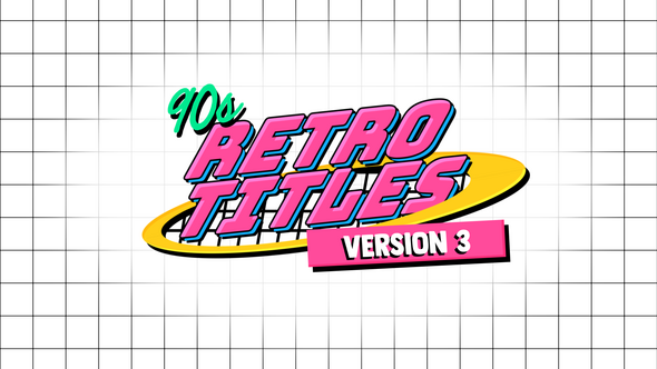 Photo of 90s Retro Titles V3 – Videohive 58817788
