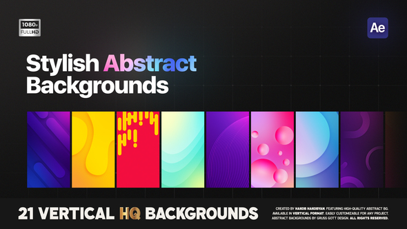 Photo of Abstract Shapes Animated Backgrounds – Videohive 59063365