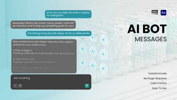 Photo of AI Chatbot Interface Animation – Videohive 58914498