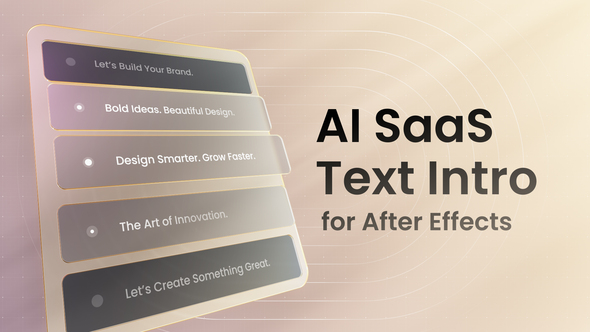 Photo of AI Saas Text Intro – Videohive 58639209