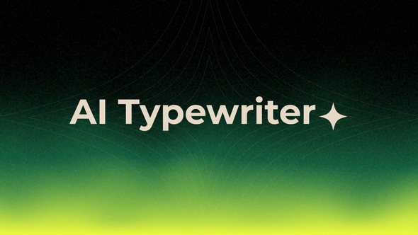 Photo of Ai Typewriter – Videohive 58905280