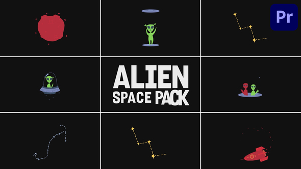 Photo of Alien Space Pack for Premiere Pro – Videohive 59121415