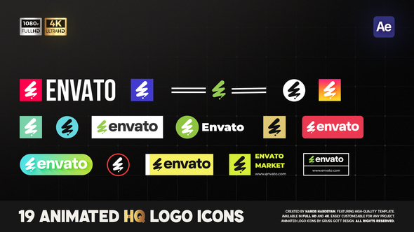 Photo of Animated Logo Icons – Videohive 59107953
