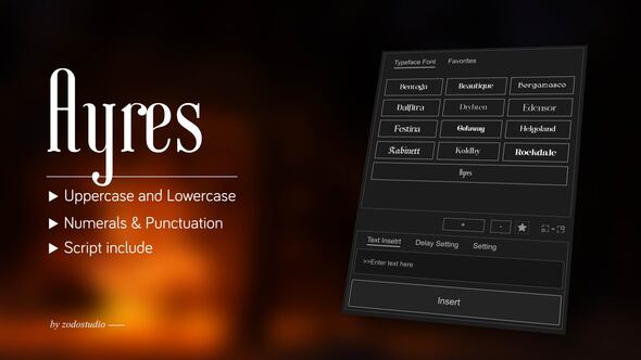 Photo of Animated Typeface – Ayres – Videohive 58875418