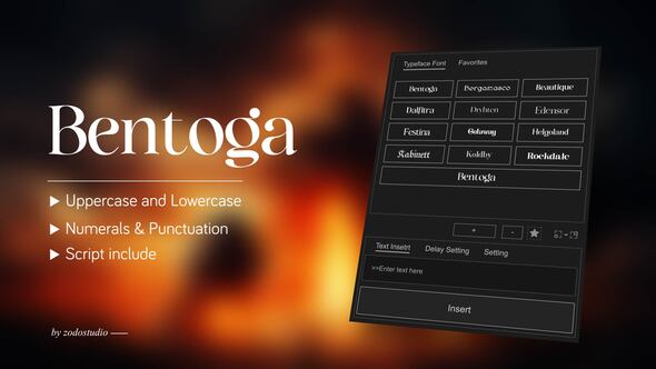 Photo of Animated Typeface – Bentoga – Videohive 58929602