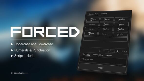 Photo of Animated Typeface – Forced Square – Videohive 58724433
