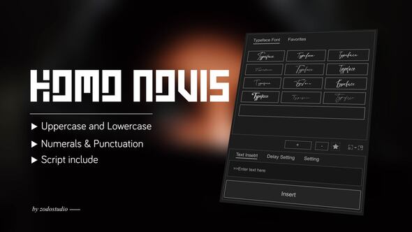 Photo of Animated Typeface – Homo Novis – Videohive 58780105