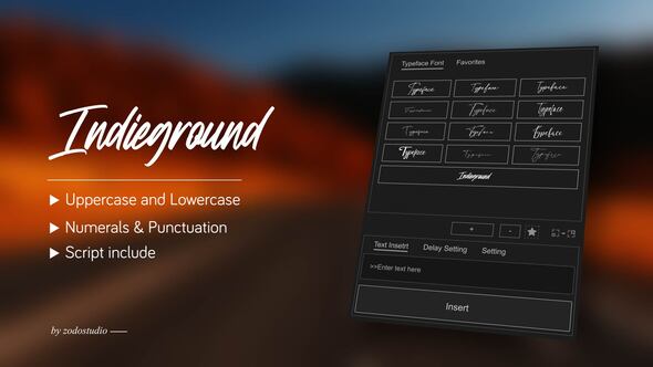 Photo of Animated Typeface – Indieground – Videohive 58724468