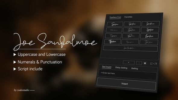 Photo of Animated Typeface – Joe Sandalmoe – Videohive 58739183