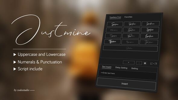Photo of Animated Typeface – Justmine – Videohive 58754864