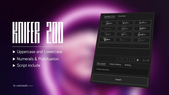 Photo of Animated Typeface – Knifer 200 – Videohive 58875223